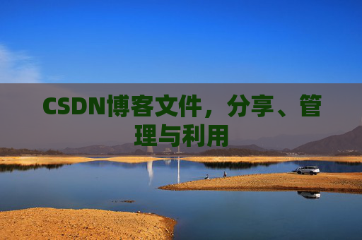 CSDN博客文件，分享、管理与利用